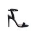 Steve Madden Heels: Black Print Shoes - Women's Size 6 - Open Toe