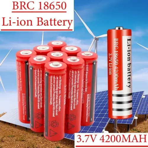 2024new Bestseller 18650 Batterie brc 3 7 4200 v mah Li Ionen Akku geeignet für Spielzeug modelle