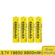 New 18650 battery 3.7V 9900mAh rechargeable Li-ion battery for Led flashlight Torch batery lithium