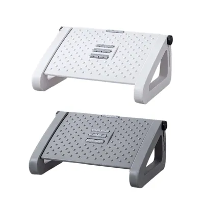 under Desk Foot Rest Height Adjustable with Massage Surface Non Slip Foot Stool for Office Gaming