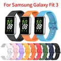 Silikon armband für Samsung Galaxy Fit 3 Uhren armband für Samsung Galaxy Fit 3 Ersatz Sport Uhren