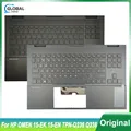 Original New US/UK/RU/FR/LA/GR Keyboard for HP OMEN 6 15-EK 15-EN TPN-Q236 TPN-Q238 Laptop Palmrest