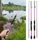 Ultra Light 2 Sections Lure Fishing Rod Carbon Fiber Spinning Casting Fishing Rod Bass Trout Fishing