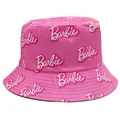 Kawaii Anime Mode Barbie Frauen Sonnenhut neue rosa Fischer Hut niedlichen Cartoon Damen lässig Mode