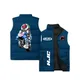 HJC Motorcycle 3D Printed Sleeveless Jacket Men's Warm Windproof Sleeveless Vest Casual Outdoor