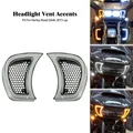 Motorrad LED Scheinwerfer Entlüftung Akzente laufen Blinker Lampe Licht klare Linse für Harley
