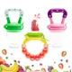 Baby Fruit Supplement Food Grade Silicone Teether Baby Puree Pouch Teething Stick Food Grinding BPA