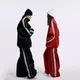 New 2024 Couple Skiing Suit Man Winter Windproof Snowboard Tracksuit Snow Warm Clothes Women Ski