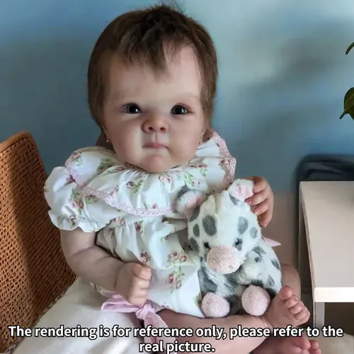 1 pc 18 5 inch Puppe bebe wieder geborene Puppe handgemachte neugeborene Puppe Stoff Körper