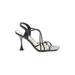 Vince Camuto Heels: Black Solid Shoes - Women's Size 8 - Open Toe