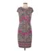 Liz Claiborne Casual Dress - Sheath: Pink Dresses - Women's Size Medium