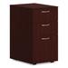 HON Mod Mobile Pedestal, Left Or Right, 3-Drawers: Box/Box/File, Legal/Letter, 15" X 20" X 28" Wood in Brown | 28 H x 15 W x 20 D in | Wayfair
