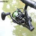 Hirisi Carp Fishing Reel 6+1 Ball Bearing Spinning Reel Baitrunner HD Freshwater Spinning Reel