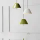 Copenhagen Levitate pendant light danish design light green lamp shade Restaurant Bedroom Bedhead