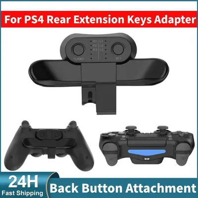 Gamepad Back Button Aufsatz für ps4 Game Joystick Heck knopf mit Turbo Key Adapter für Sony