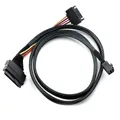 Cavo integrato da 12G Mini HD a U.2 / SFF-8643 a SFF-8639 0.5M con alimentatore SATA a 15 Pin