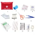 Trousse de premiers soins portable accessoires médicaux équipement de camping en plein air