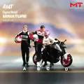 Mini pilote de course de moto pour garçons et filles accessoires de scène figurines modèle