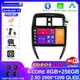 Autoradio Android 13 Navigation GPS DSP BT Carplay 2 DIN Lecteur Vidéo Limitation Harnais