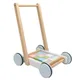 Trotteur d'apprentissage en bois jouet de poussée marcheur d'activité pour tout-petits poussette