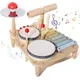 Ensemble de batterie Xylophone en bois pour tout-petits jouets d'instruments musicaux Montessori