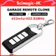 433MHz clone fixe code d’apprentissage garage émetteur de télécommande. Pour Garage Porte-clés