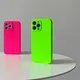 Coque en silicone liquide fluo pour iPhone coque pour iPhone 15 Pro Max 14 13 Poly 7 8 Plus