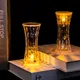 Veilleuse LED en cristal de diamant lampe de table en acrylique transparent lampe de lecture de