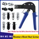 Figured M5 M6 Rivcirculation Gun RiSALE Tool avec Jack Kg Kit Petal Shape Metal Rivnut Panel Clamp