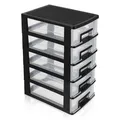 MELStorage EvaluDesktop-Petite unité de stockage de proximité en plastique stockage clair de