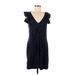 Balenciaga Casual Dress: Blue Jacquard Dresses - Women's Size 38