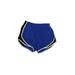 Nike Athletic Shorts: Blue Solid Activewear - Women's Size Small