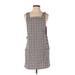 Urban Outfitters Casual Dress - Mini Square Sleeveless: Gray Dresses - Women's Size Small