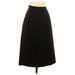 White House Black Market Casual Midi Skirt Midi: Black Solid Bottoms - Women's Size 4
