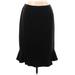 Danielle B. Formal Fit & Flare Skirt Knee Length: Black Print Bottoms - Women's Size 16