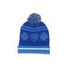 Beanie Hat: Blue Color Block Accessories