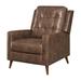 George Oliver Krystaline Recliner Microfiber/Microsuede in Brown | 41.75 H x 30.6 W x 41.65 D in | Wayfair 091EAD03DE334EC498082D720BE1C967