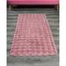 Pink Square 6'7" Area Rug - Everly Quinn Lanagan Modern Plush Soft Area Rug, Polyester | Wayfair E5BCA14007B540DC9A7A7D540A434E73