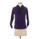 L-RL Lauren Active Ralph Lauren Pullover Hoodie: Purple Solid Tops - Women's Size Small