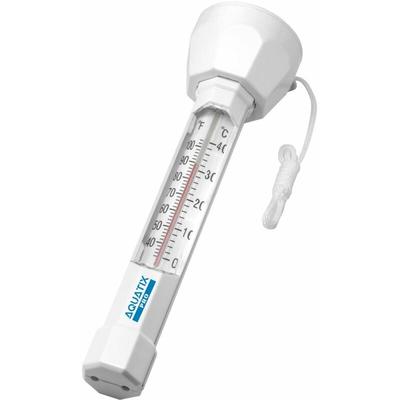 Qiedie - Großes schwimmendes Pool-Thermometer, bruchsichere Schnur, Image