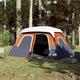 vidaXL Campingzelt mit LED Grau und Orange 344x282x212 cm