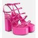 Jessica 130 Satin Platform Sandals