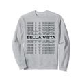 Minimalistische Stadt - Dominikanische Republik Modern Bella Vista Sweatshirt