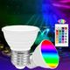 LED Light Cup RGB Remote Control 16-Color Magic Spot Light GU10 Interior Decoration Light E27 Bar Festival Atmosphere