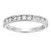 Vir Jewels 1/2 cttw Diamond Wedding Band For Women, SI2-I1 Certified 14K White Gold Classic Diamond Wedding Band Channel Set - White - 9.5