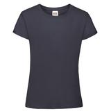 Fruit of the Loom Fruit Of The Loom Big Girls Sofspun Short Sleeve T-Shirt (Pack of 2) (Deep Navy) - Blue - 3