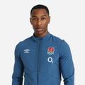 Umbro England Rugby Mens 22/23 Presentation Jacket - Blue - XXL