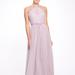 Marchesa Bridesmaids Marine Gown - Rose Gray - Pink - 2