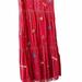 Johnny Was Monarca Velvet Ruffle Neck Tank Dress - Red