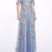 Marchesa Bridesmaids Alessandria Dress - Yellow/Sky Blue - Blue - 0